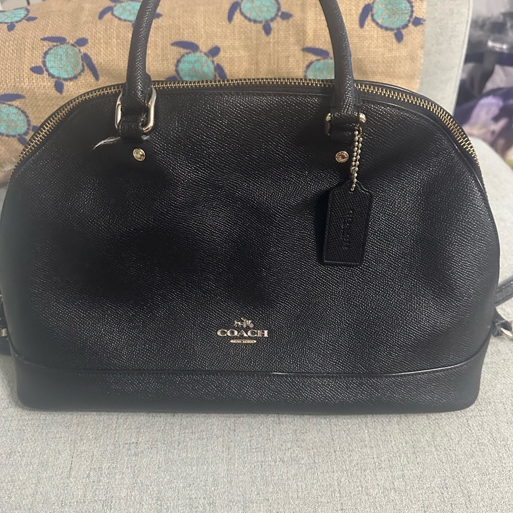 Coach Black Satchel Bag